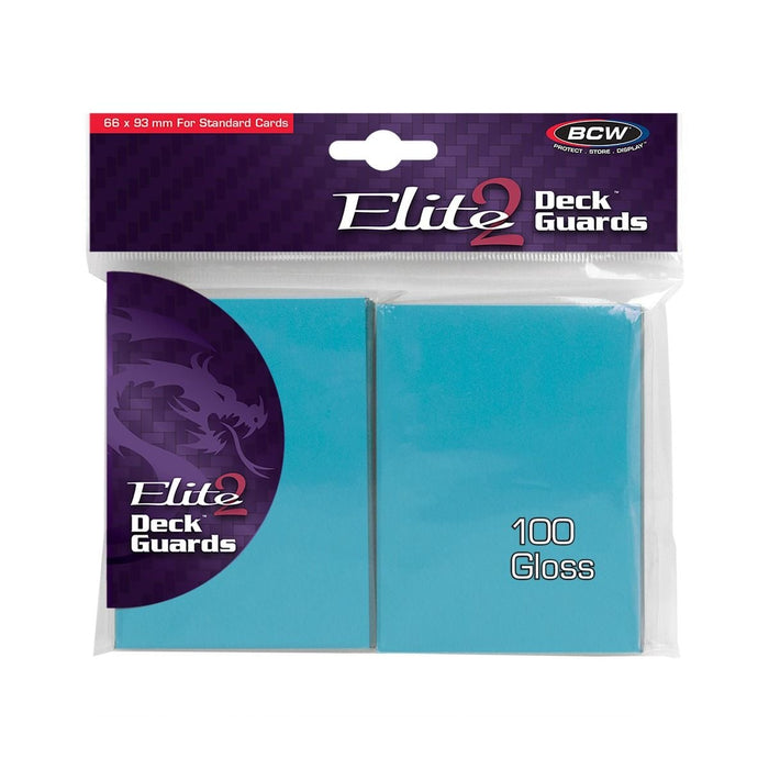 BCW Elite Deck Guard 2 - Gloss Azure 100CT
