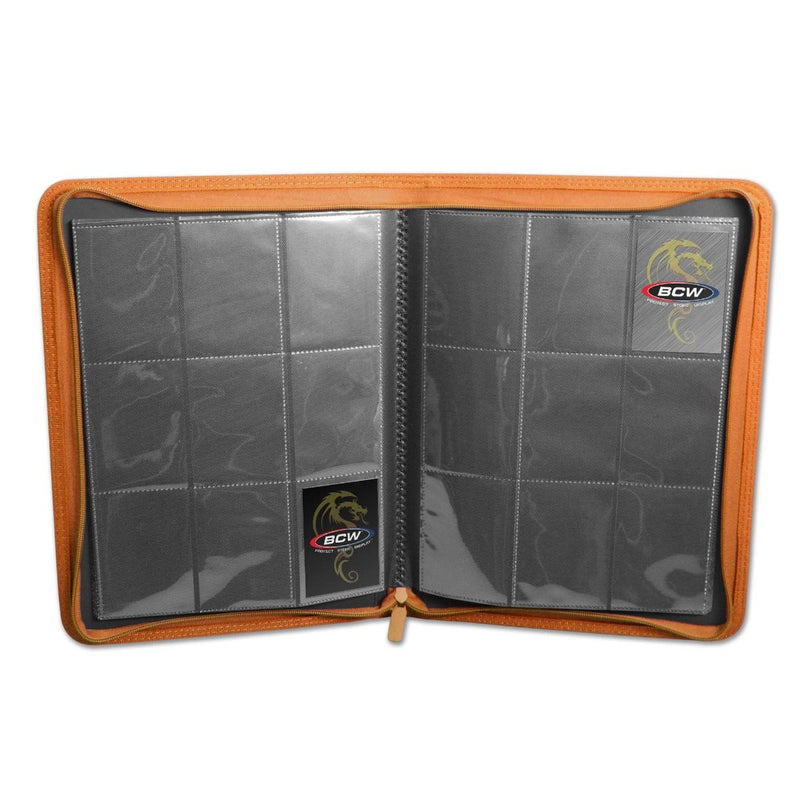 BCW Z-Folio 9-Pocket Album - Orange