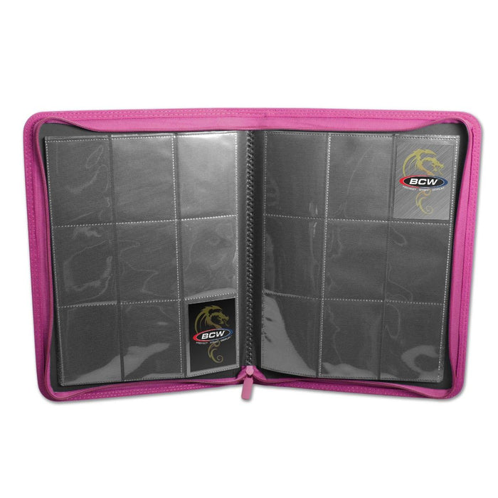 BCW Z-Folio 9-Pocket Album - Pink