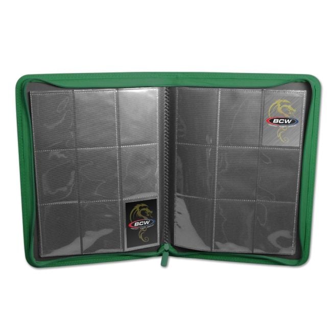 BCW  Z-Folio 9-Pocket Album - Green