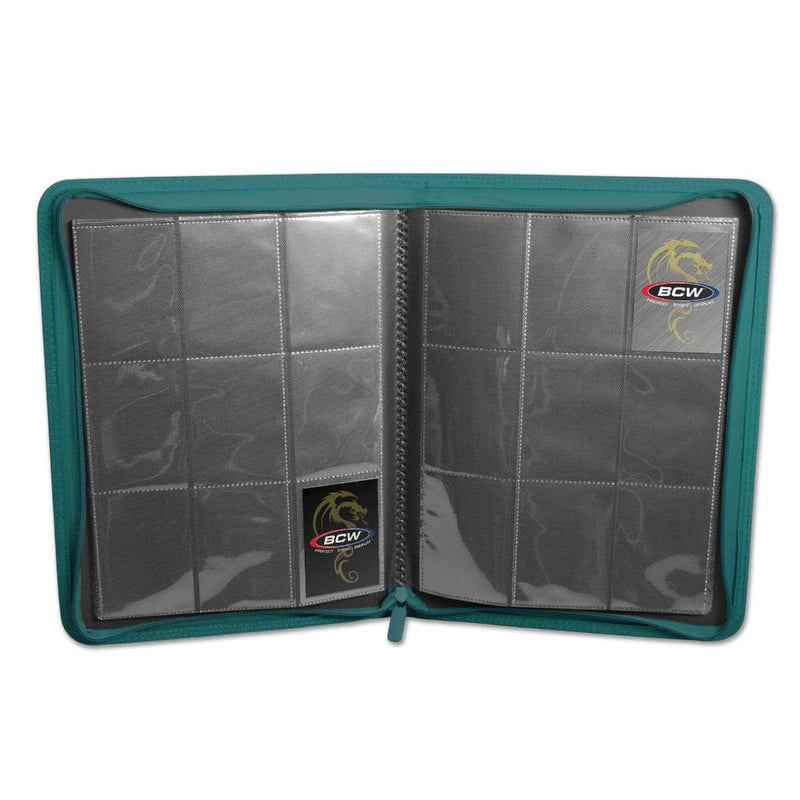 BCW Z-Folio 9-Pocket Album - Teal