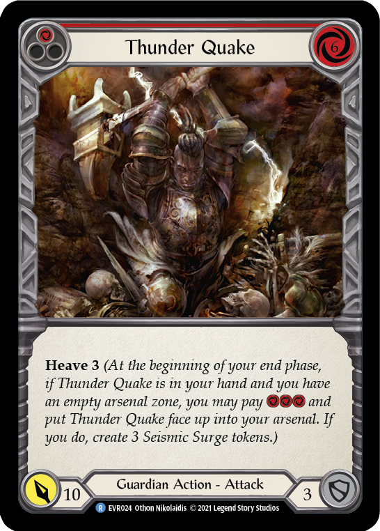 Thunder Quake (Red) (EVR024) [Everfest]