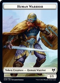 Human Warrior // Bird Double-Sided Token (3 // 5) [Kaldheim]