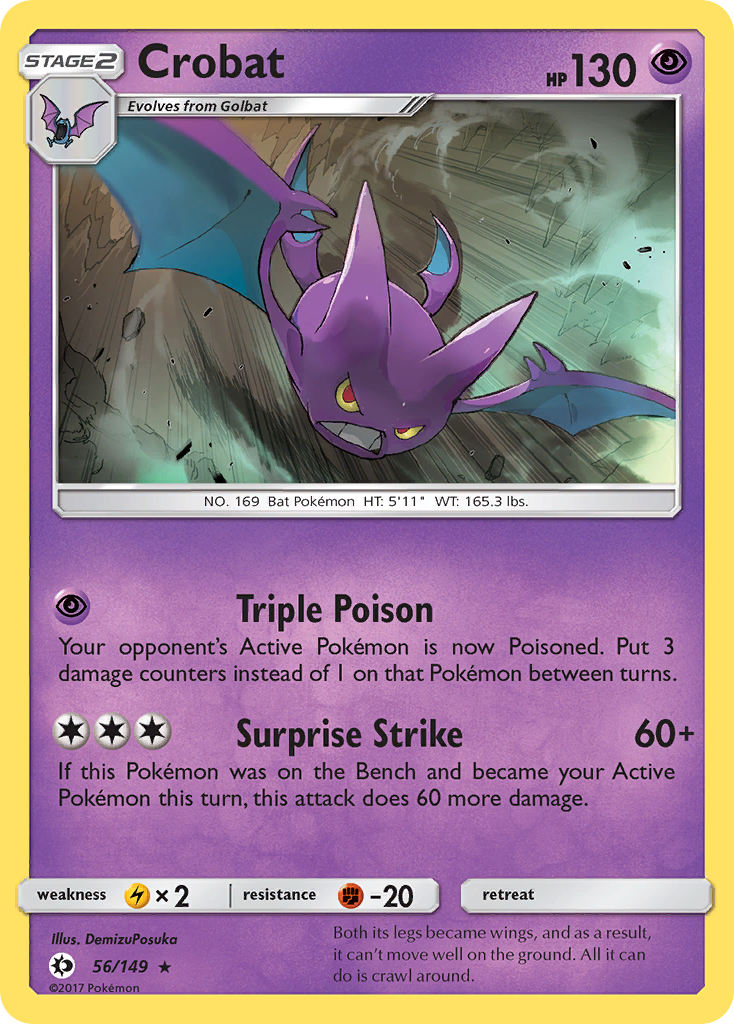 Crobat (56/149) [SM Base Set]