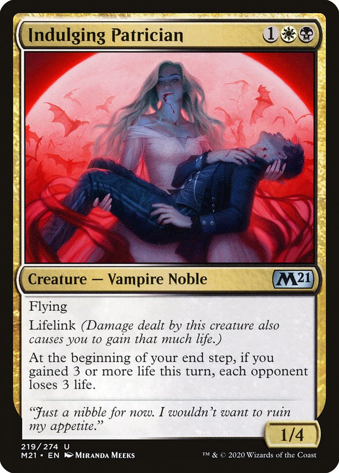 Indulging Patrician (219) [Core Set 2021]