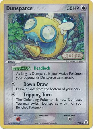 Dunsparce (31/92) [EX Legend Maker]