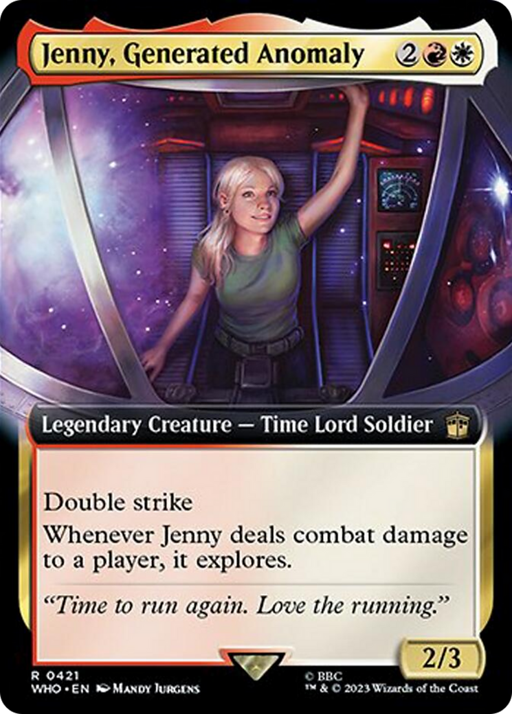 Jenny, Generated Anomaly (Extended Art) (421) [Universes Beyond: Doctor Who]