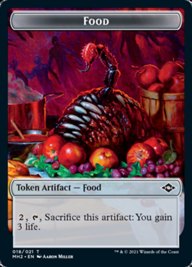 Food (018) // Construct Double-Sided Token (18 // 16) [Modern Horizons 2]