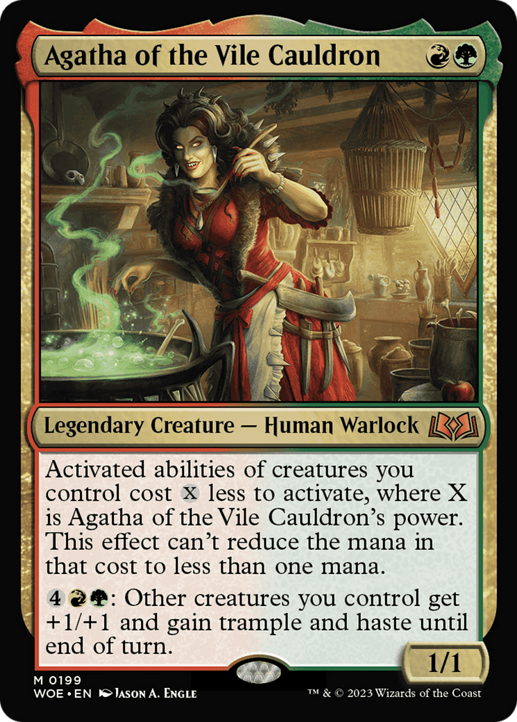 Agatha of the Vile Cauldron (199) [Wilds of Eldraine]