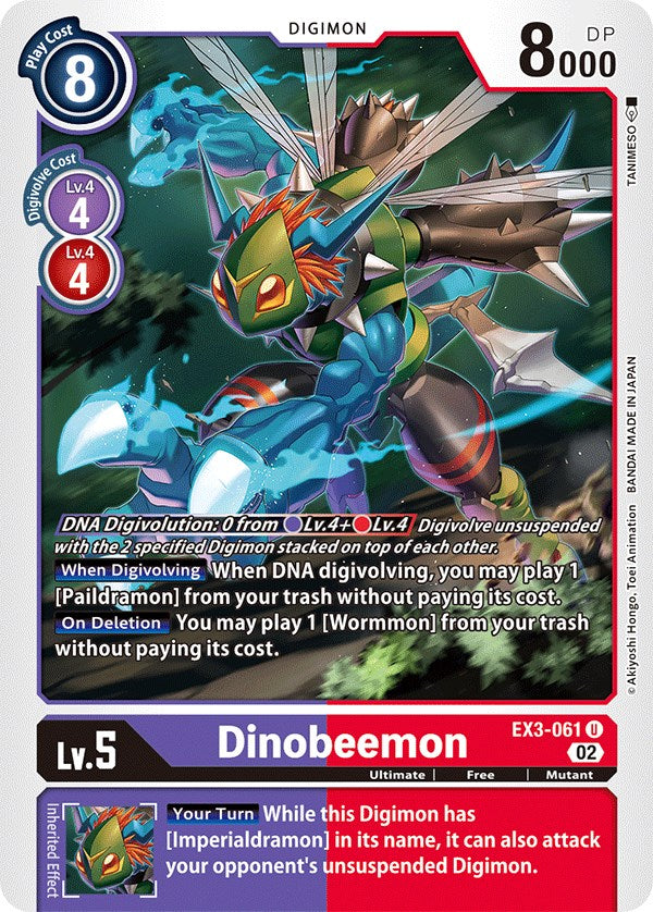 Dinobeemon (EX3-061 U) [Draconic Roar]