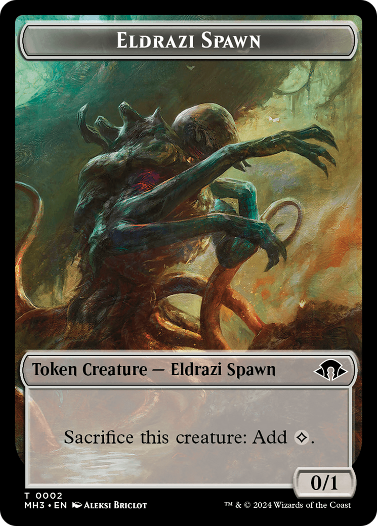 Eldrazi Spawn Token (2) [Modern Horizons 3]