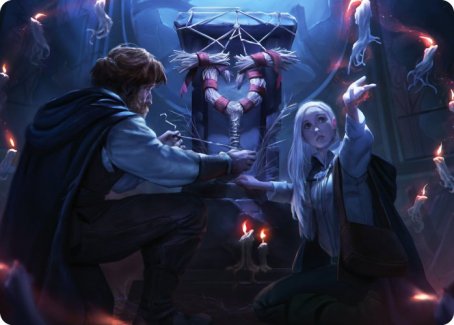 Faithful Mending Art Card (60) [Art Series: Innistrad: Midnight Hunt]