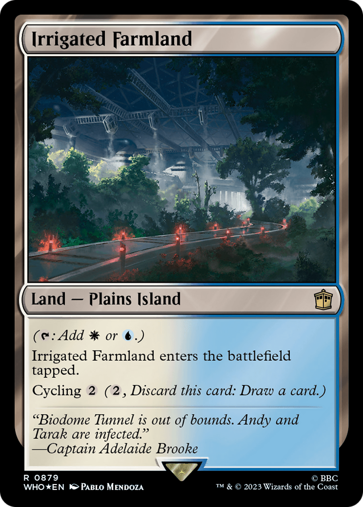 Irrigated Farmland (Surge Foil) (879) [Universes Beyond: Doctor Who]