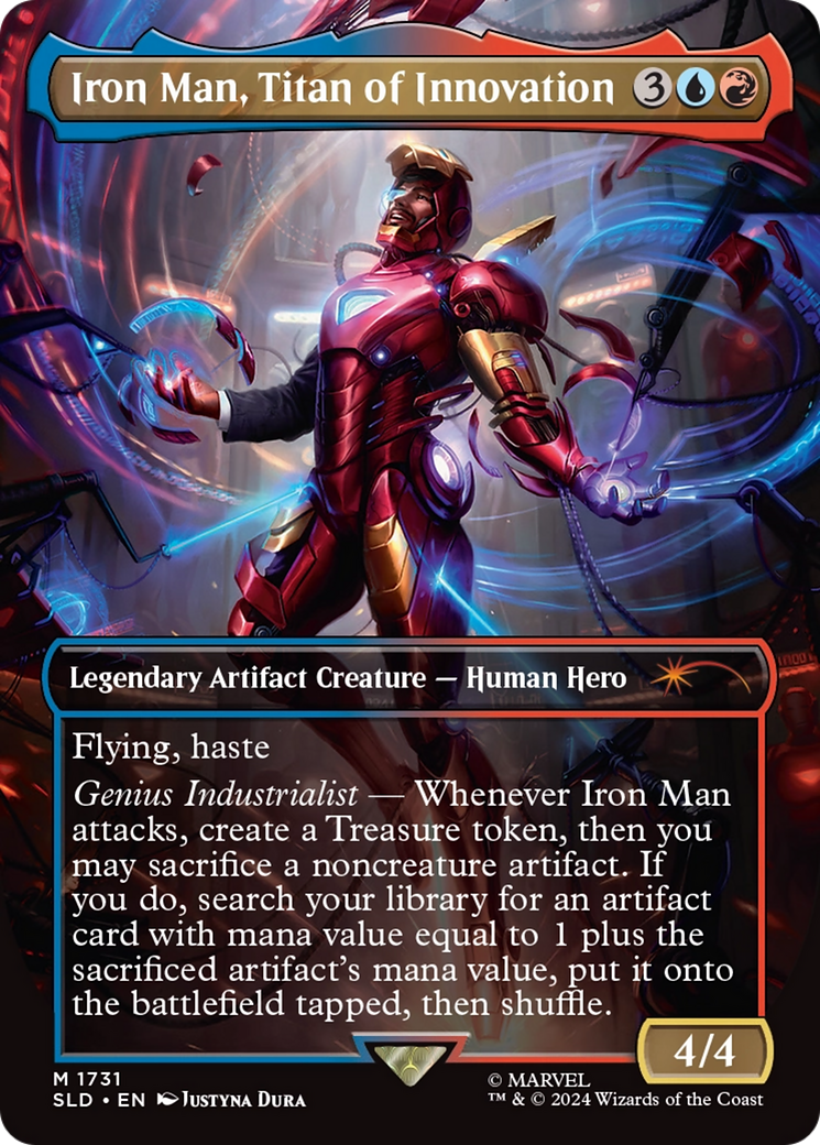 Iron Man, Titan of Innovation (Rainbow Foil) (1731) [Secret Lair Drop Series]