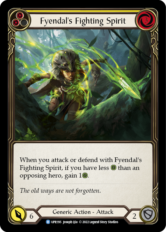 Fyendal's Fighting Spirit (Yellow) (UPR195) [Uprising]