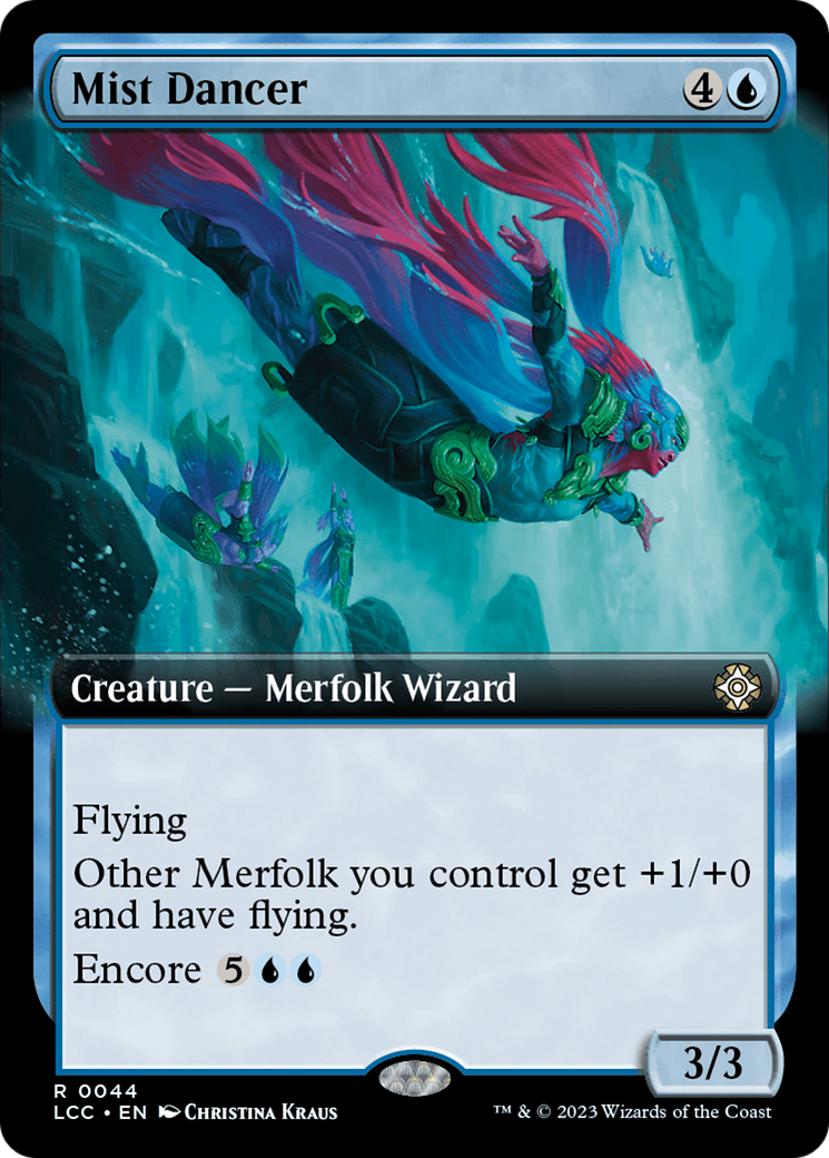 Mist Dancer (Extended Art) (44) [Commander: The Lost Caverns of Ixalan]