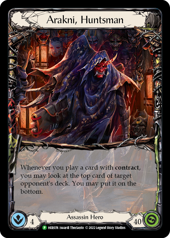 Arakni, Huntsman - HER074 (HER074) [Flesh and Blood: Promo Cards]