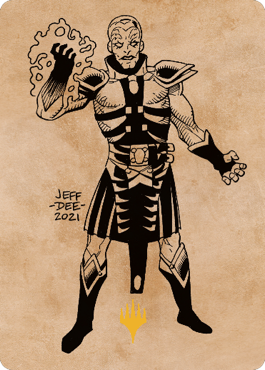 Jon Irenicus, Shattered One Art Card (67/81) (Gold-Stamped) (67) [Art Series: Commander Legends: Battle for Baldur's Gate]