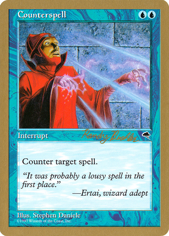 Counterspell - 1998 Randy Buehler (TMP) [World Championship Decks]