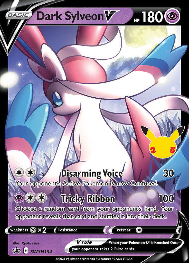Dark Sylveon V - SWSH134 (SWSH134) [Jumbo Cards]
