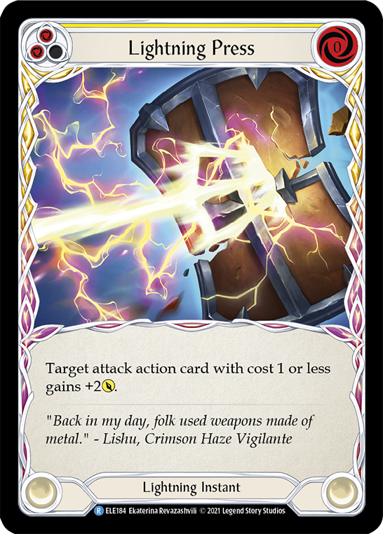 Lightning Press (Yellow) (ELE184) [Tales of Aria]