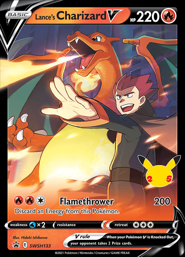 Lance's Charizard V - SWSH133 (SWSH133) [SWSH: Sword & Shield Promo Cards]