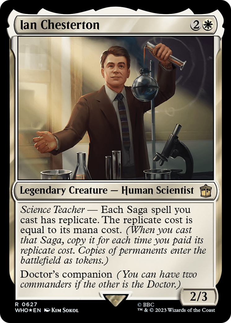 Ian Chesterton (Surge Foil) (627) [Universes Beyond: Doctor Who]