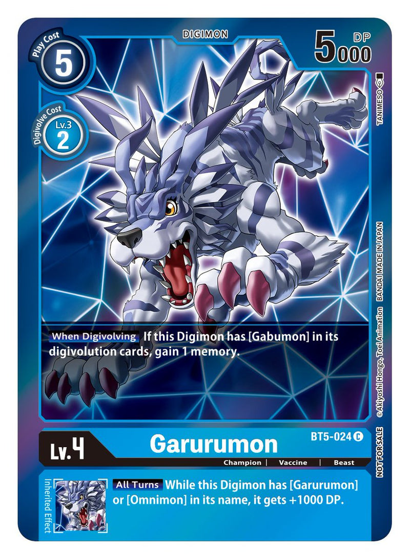 Garurumon (Event Pack 2) (BT5-024 C) [Battle of Omni]