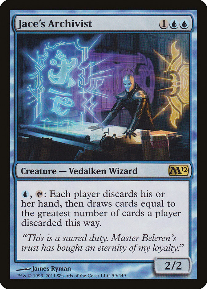 Jace's Archivist (59) [Magic 2012 (M12)]