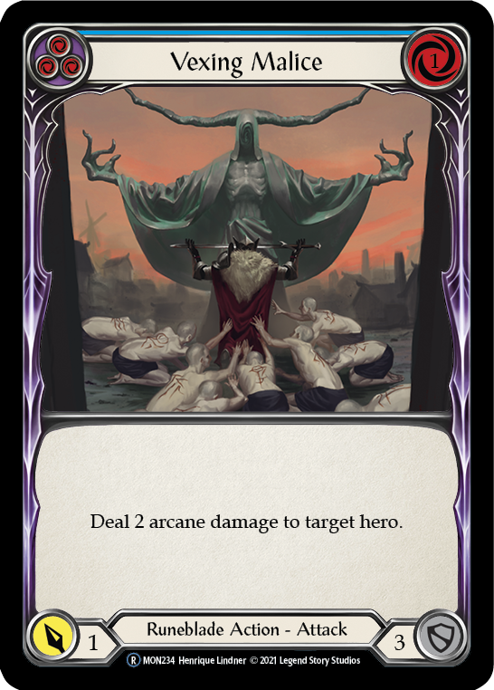 Vexing Malice (Blue) (MON234) [Monarch]