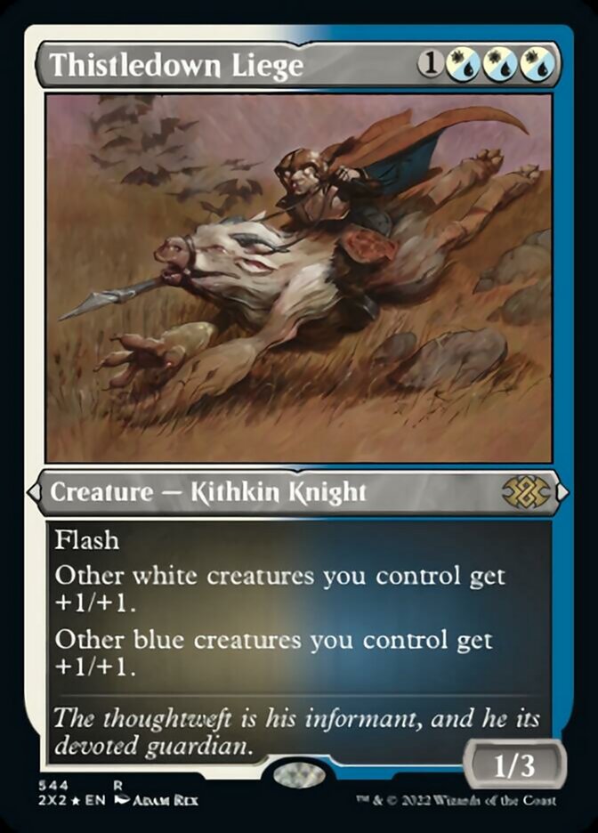 Thistledown Liege (Foil Etched) (544) [Double Masters 2022]