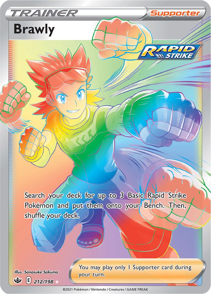 Brawly (Secret) (212/198) [SWSH06: Chilling Reign]