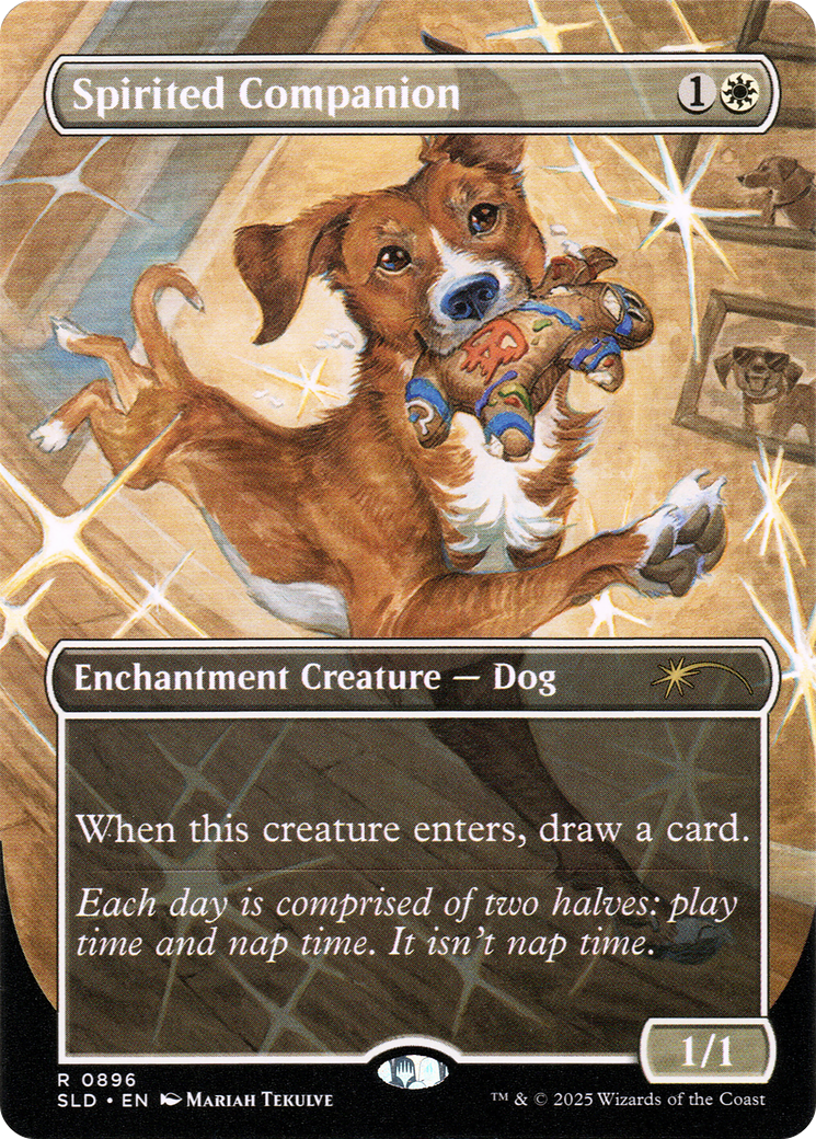 Spirited Companion (0896) (Rainbow Foil) (896) [Secret Lair Drop Series]