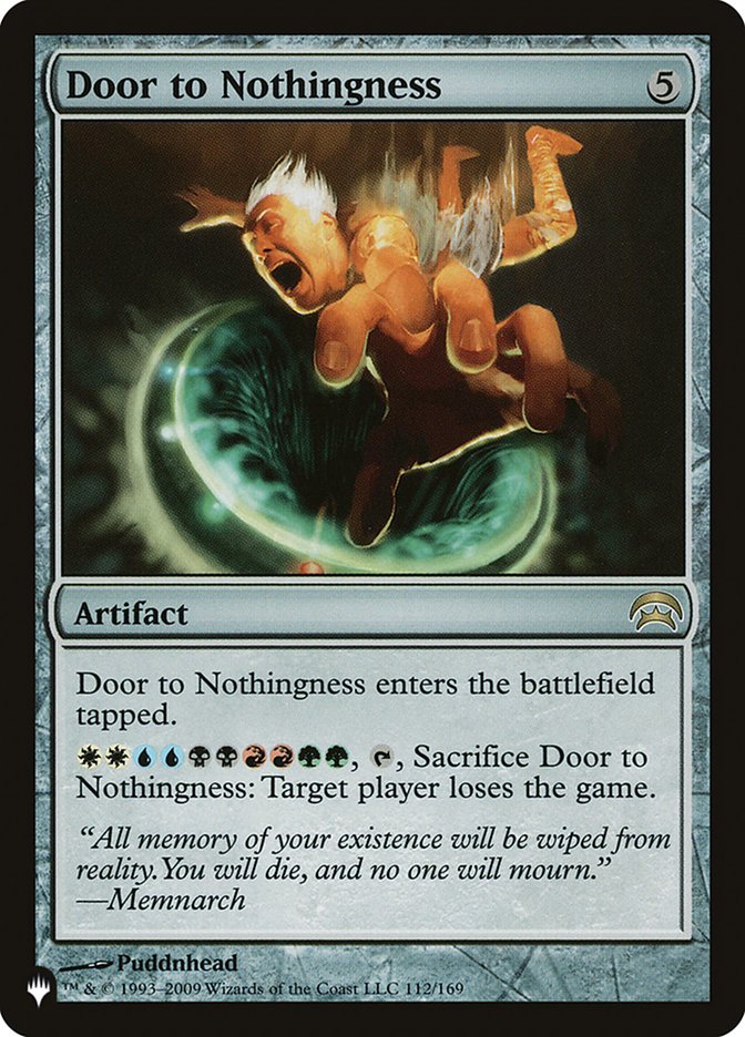 Door to Nothingness (112/169) [The List Reprints]