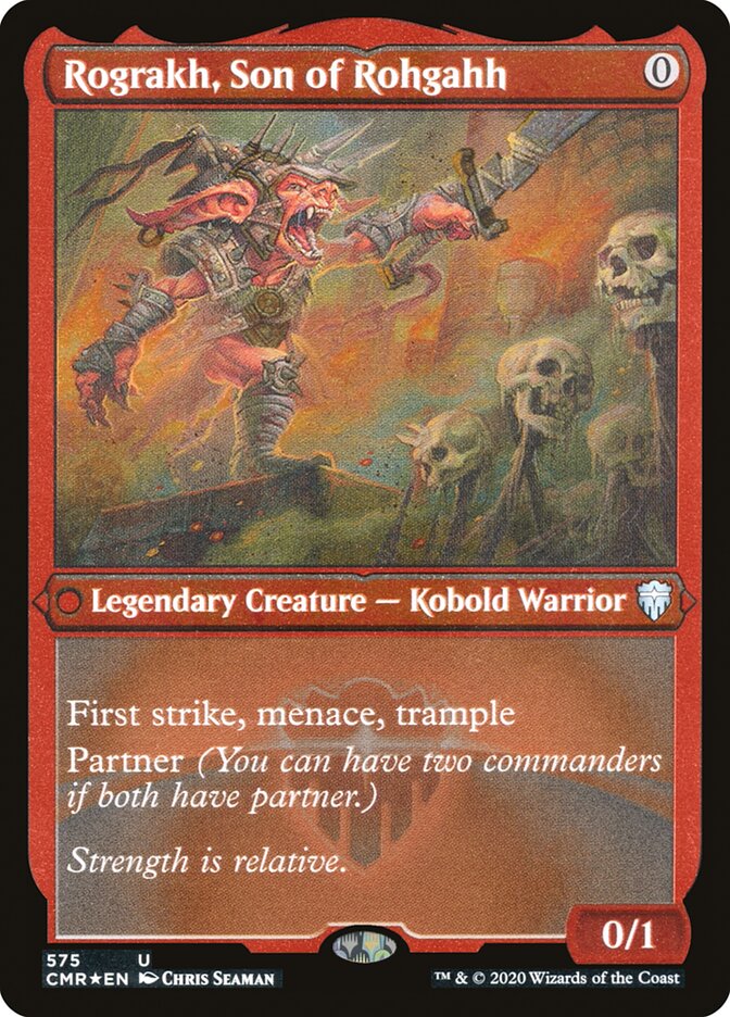 Rograkh, Son of Rohgahh (Foil Etched) (575) [Commander Legends]