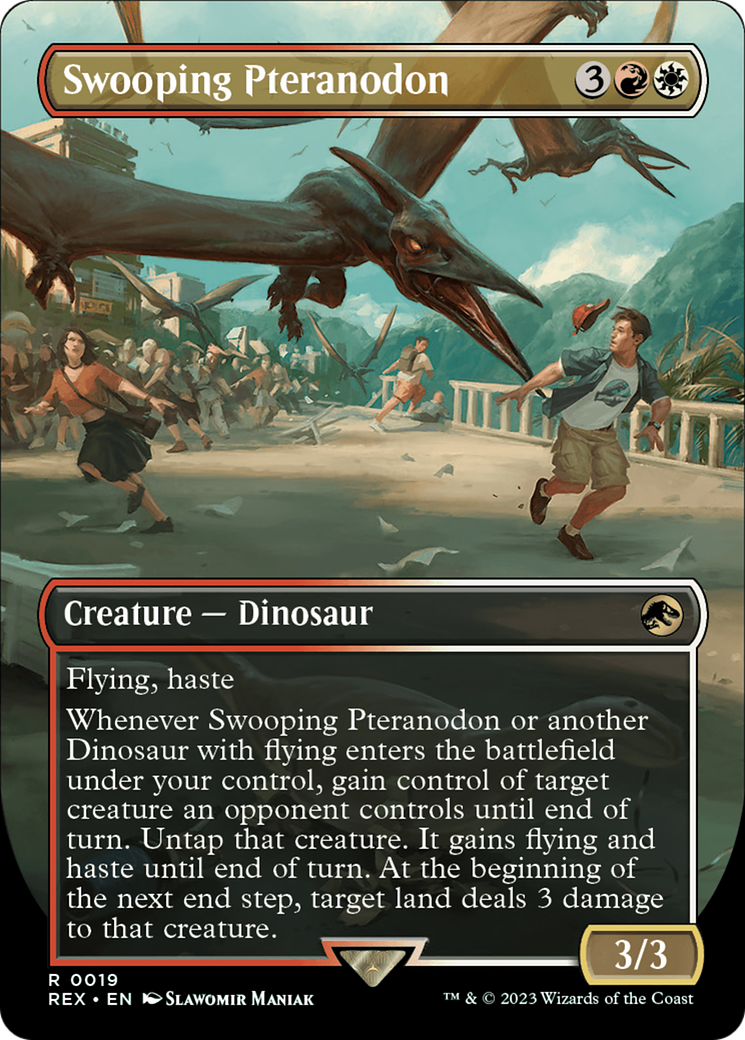 Swooping Pteranodon (Borderless) (19) [Universes Beyond: Jurassic World Collection]