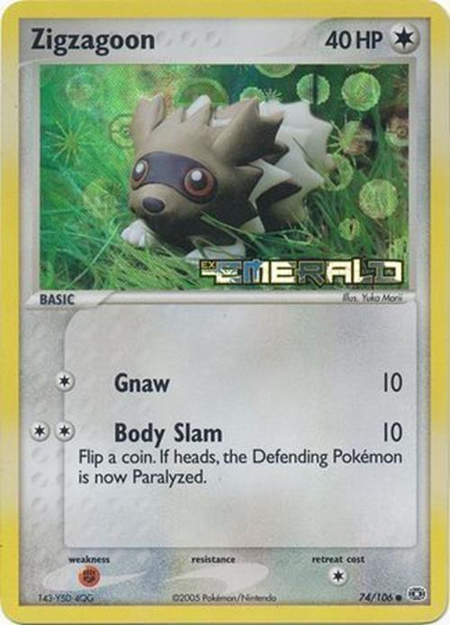 Zigzagoon (74/106) [EX Emerald]