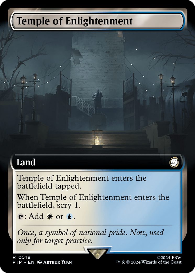 Temple of Enlightenment (Extended Art) (518) [Universes Beyond: Fallout]