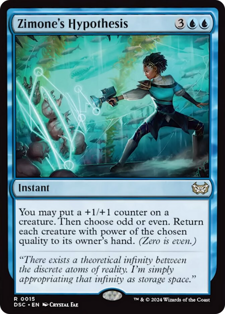 Zimone's Hypothesis (15) [Commander: Duskmourn: House of Horror]