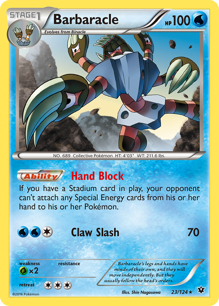 Barbaracle (23/124) [XY - Fates Collide]