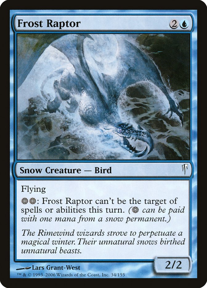 Frost Raptor (34) [Coldsnap]
