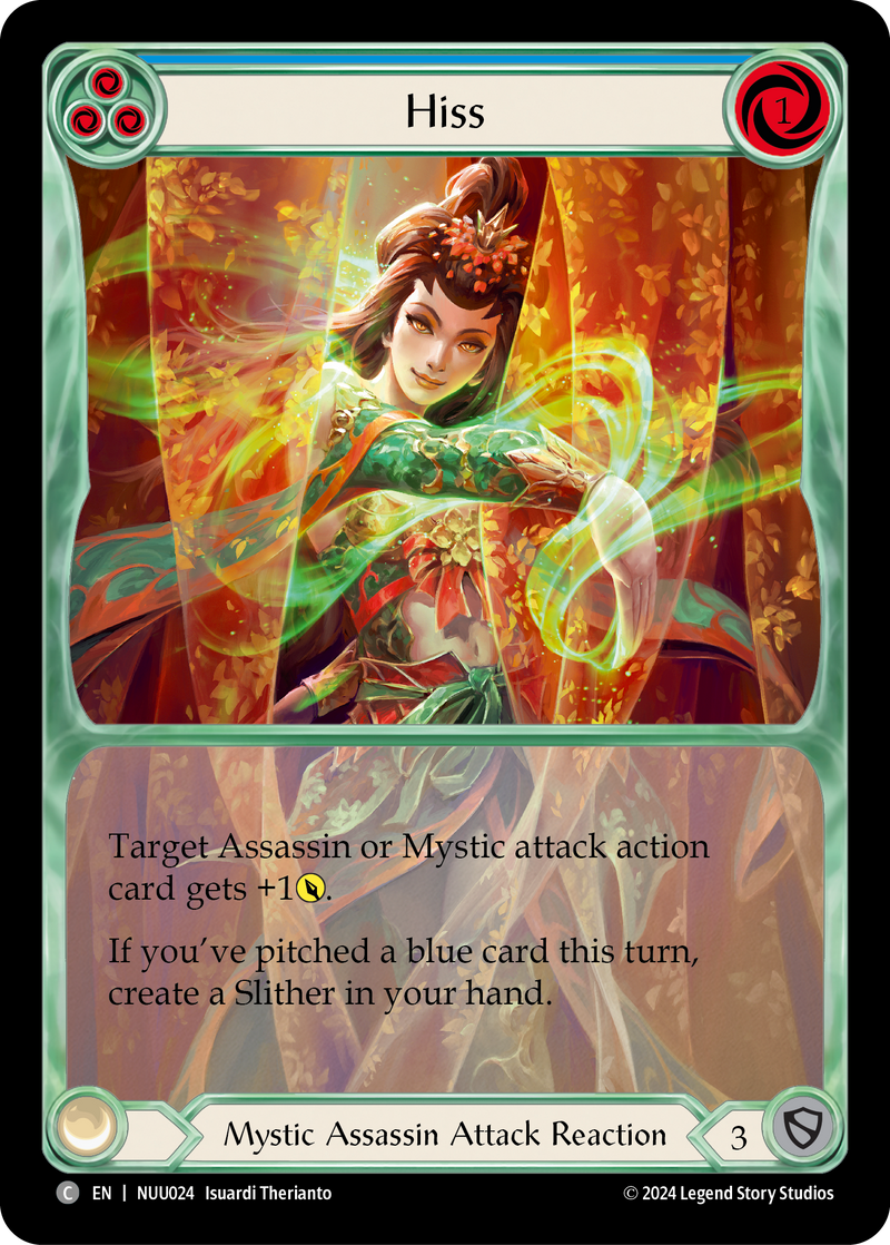 Hiss (Blue) (NUU024) [Blitz Deck: Part the Mistveil - Nuu]