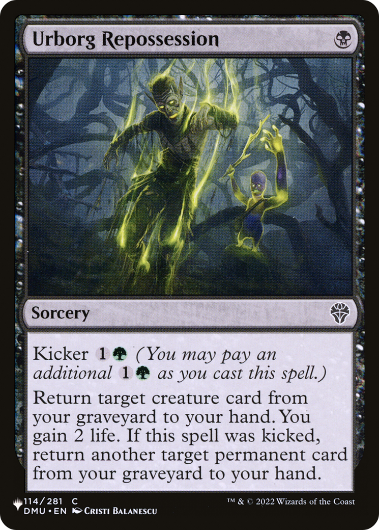 Urborg Repossession (114/281) [The List Reprints]