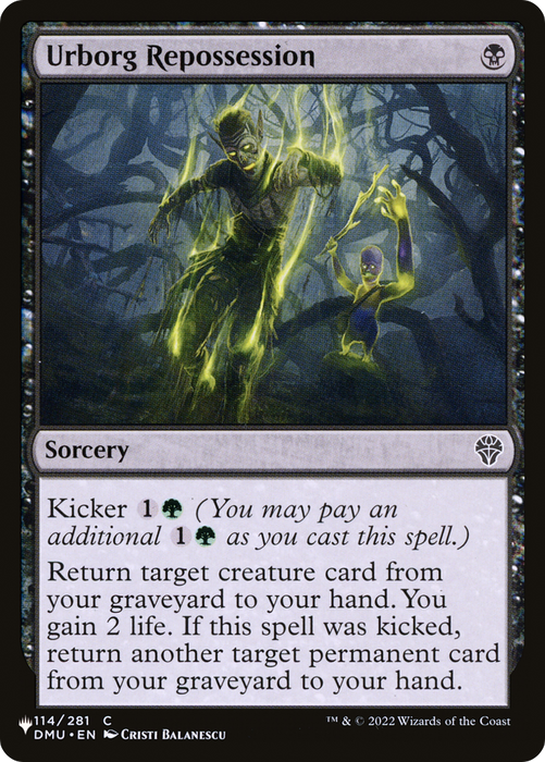 Urborg Repossession [The List Reprints]