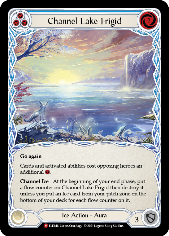 Channel Lake Frigid (Alternate Art) (ELE146) [Tales of Aria]
