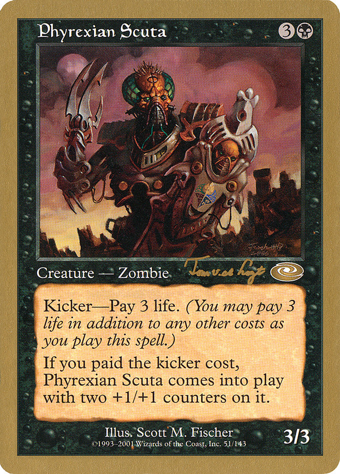 Phyrexian Scuta - 2001 Tom van de Logt (PLS) [World Championship Decks]