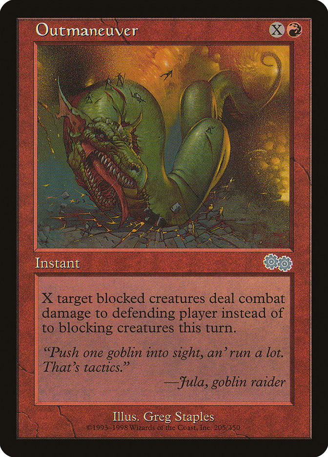 Outmaneuver (205) [Urza's Saga]