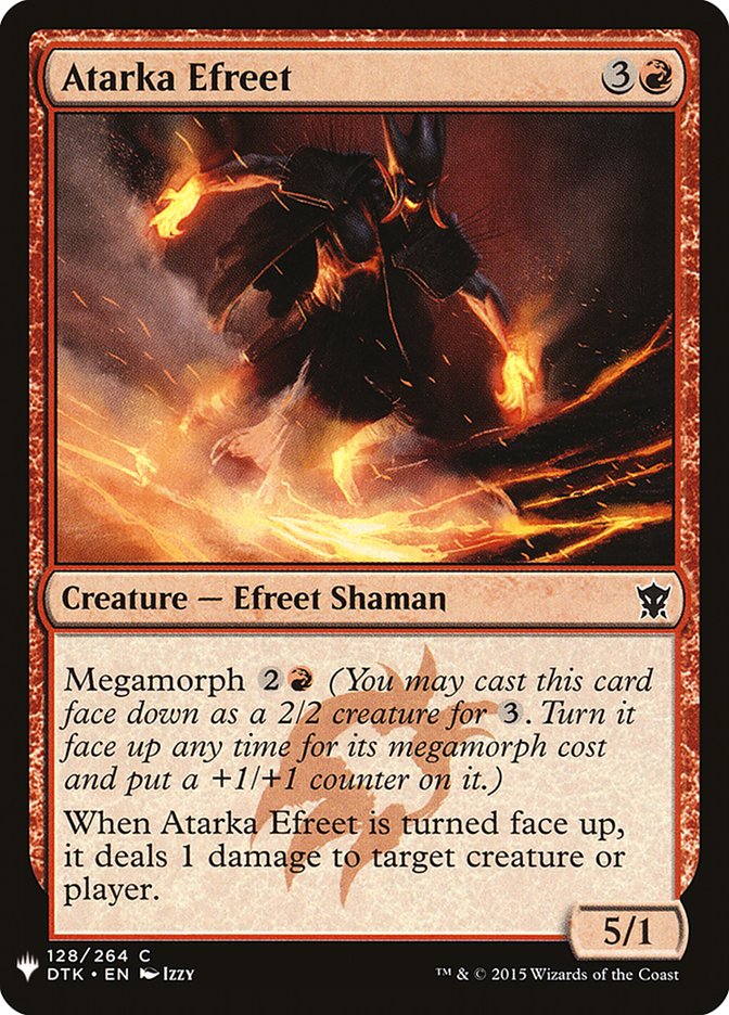 Atarka Efreet (128) [The List Reprints]