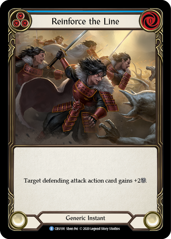 Reinforce the Line (Blue) (CRU191) [Crucible of War]