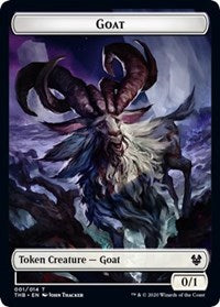 Goat // Human Soldier Double-Sided Token (1 // 2) [Theros Beyond Death]